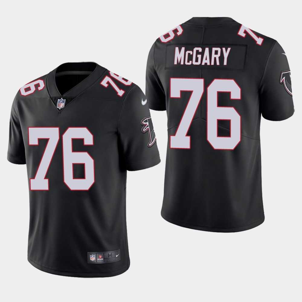 Youth Nike Falcons 76 Kaleb McGary Black 2019 NFL Draft First Round Pick Vapor Untouchable Limited Jersey Dzhi